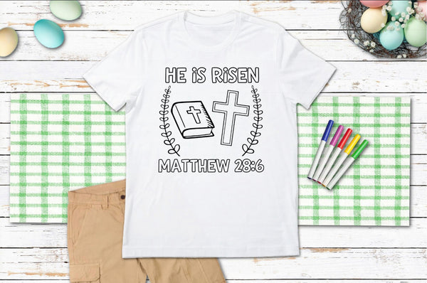 Happy Easter Colorable